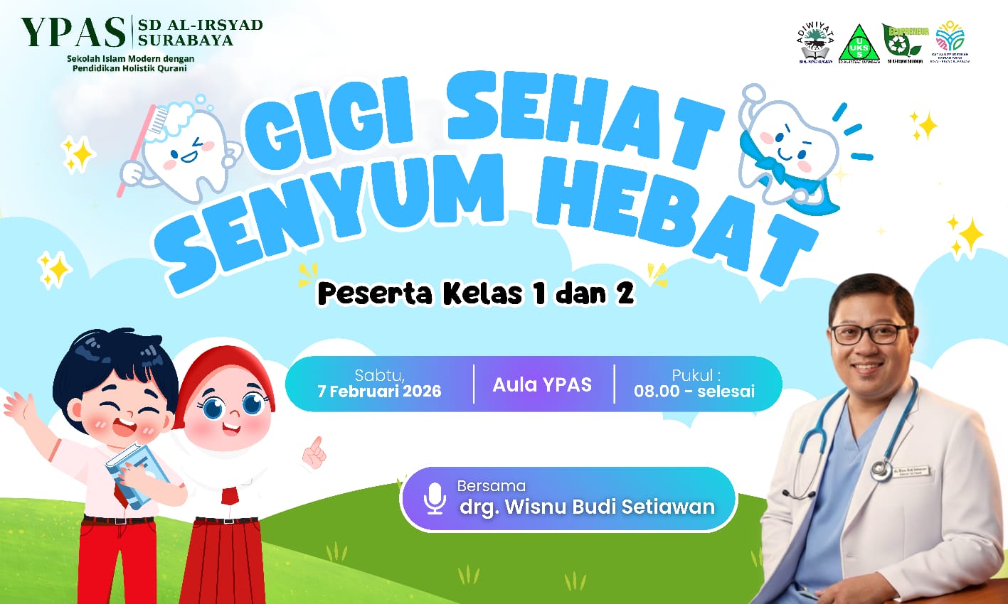 Penyuluhan Kesehatan Gigi dengan Tema “Gigi Sehat Senyum Kuat”